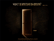 Tablet Screenshot of mysterybabylon.com
